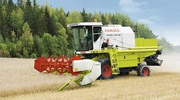 Dla DOMINATOR 130 są do dyspozycji oba
przyrządy żniwne C 450 iC 420. - Przyrządy robocze